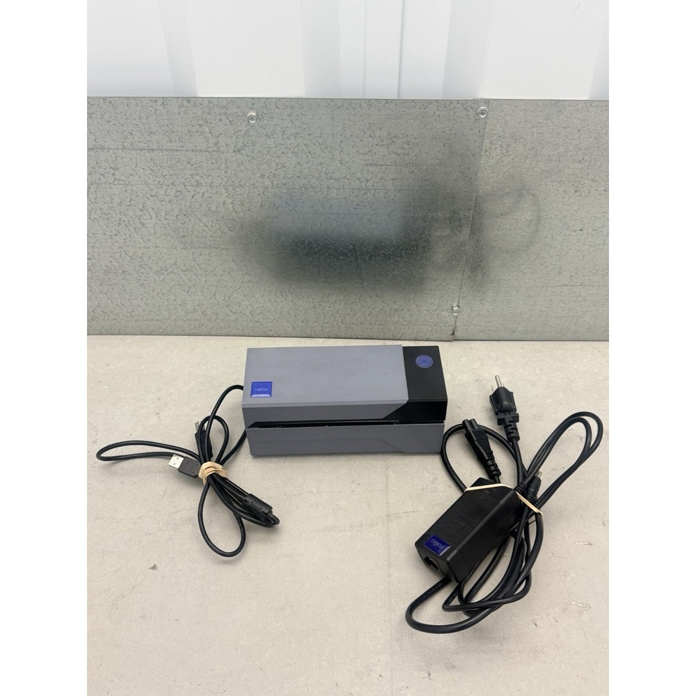 Rollo Thermal Label Printer X1038 With Cables Tested Working